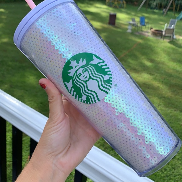 Starbucks pearl sequin tumbler - Picture 13 of 14